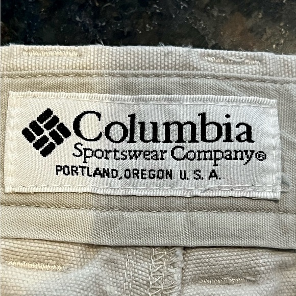 Columbia ROC Hiking Pants Zip Pocket Khaki Men’s 34 W - Picture 3 of 13